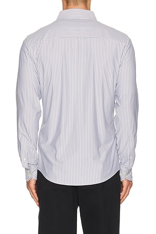 Rhone Commuter Shirt Semi Spread Collar in Grey