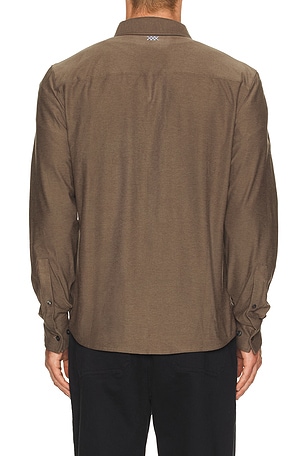 Rhone Work From Home Shirt in Brown