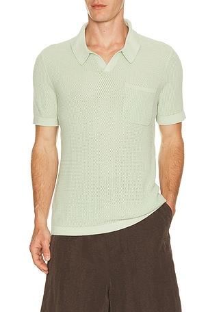 Coastal Johnny Collar Polo Rhone