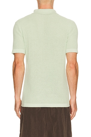 Rhone Coastal Johnny Collar Polo in Mint