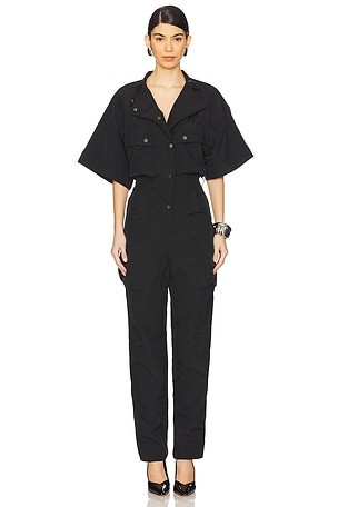 Ronny Kobo Pierce Jumpsuit in Black