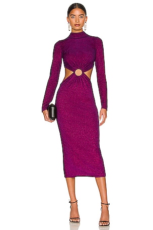 ronny kobo purple dress Monique Dress