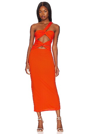 Orange 2025 dress revolve