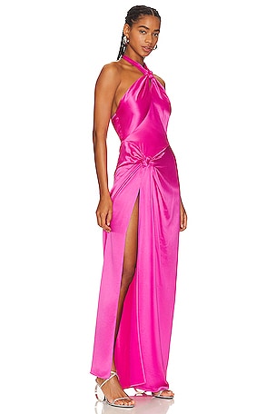 Ronny Kobo Zadena Dress in Fuchsia