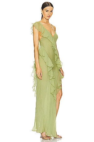 Ronny Kobo Olivialle Dress in Sage