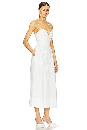 Ronny Kobo Carmine Dress in White