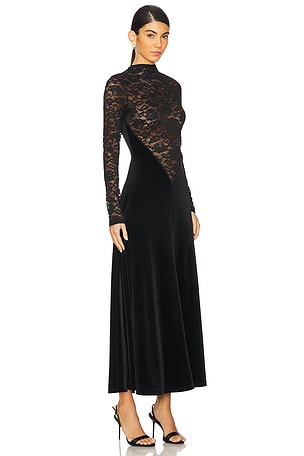 Ronny Kobo Martha Dress in Black