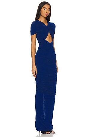 Ronny Kobo Nasha Dress in Navy