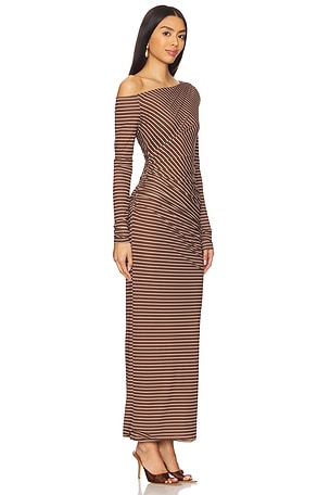 Ronny Kobo Annamaria Dress in Brown