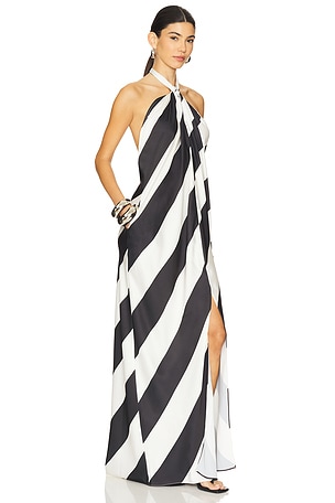 Ronny Kobo Chantell Dress in Black,White
