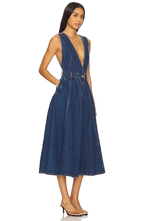 Ronny Kobo Lucien Dress in Blue