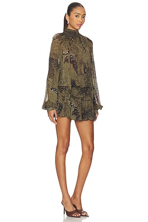 Ronny Kobo Tonchi Dress in Green