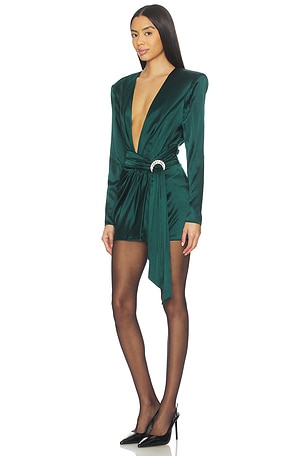 Ronny Kobo Kit Dress in Dark Green. Size XS. Also