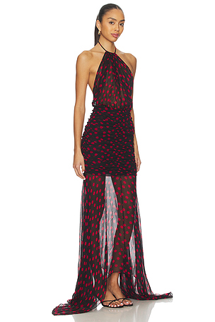 Ronny Kobo Tilda Dress in Red