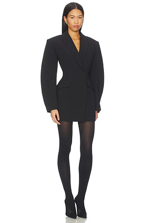 Ronny Kobo Jo Jacket Dress in Black. Size XS. Also