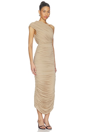 Ronny Kobo Emina Dress in Nude