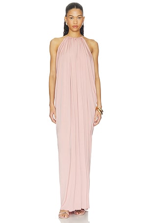 Ronny Kobo Rhodes Dress in Mauve
