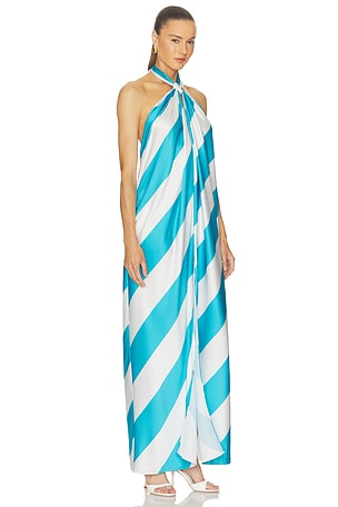 Ronny Kobo Chantell Dress in Blue. Size XS. Also