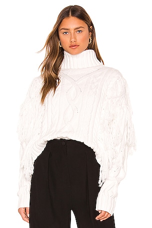 Ronny Kobo Maram Sweater in White Froth REVOLVE