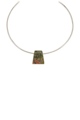Ronny Kobo Bengali Necklace Cuff in Metallic Silver
