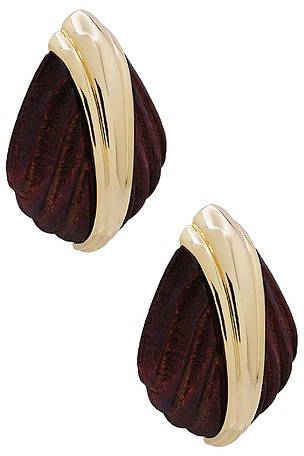 Ronny Kobo Aster Earring in Metallic Gold