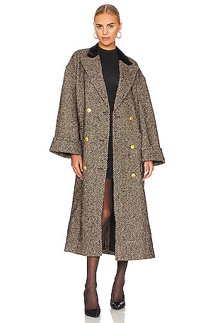 ジャケット・アウター VOAAOV 20aw tumbler tweed long coat VOAAOV [ヴォアーブ] TUMBLER TWEED 2WAY MA-1 BIG BLOUSON