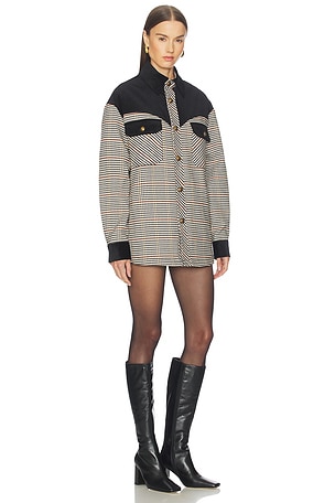 Ronny Kobo Rachael Jacket in Black,White