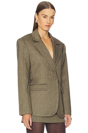 Ronny Kobo Birch Blazer in Brown