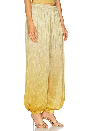 Ronny Kobo Dickens Pant in Metallic Gold