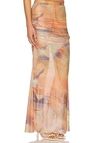 Ronny Kobo x REVOLVE Bruno Skirt in Orange,Neutral