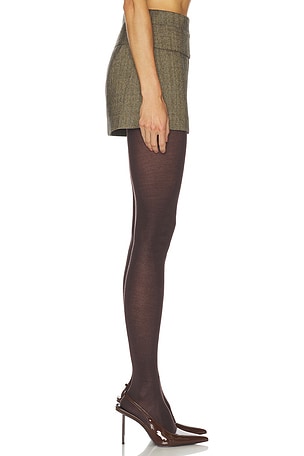 Ronny Kobo Earhart Skirt in Brown