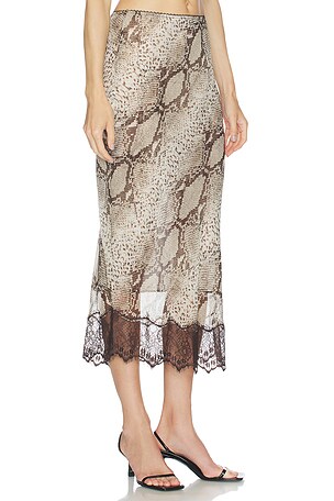 Ronny Kobo Birva Skirt in Brown