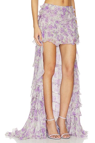 Ronny Kobo Laya Skirt in Lavender. Size XS. Also