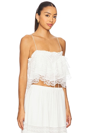 Ronny Kobo Carlton Top in Ivory