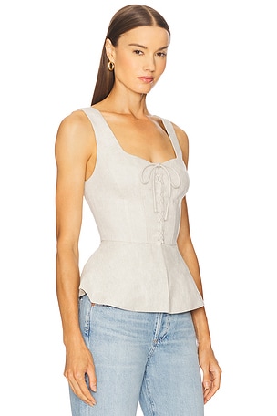 Ronny Kobo Catalan Top in Neutral