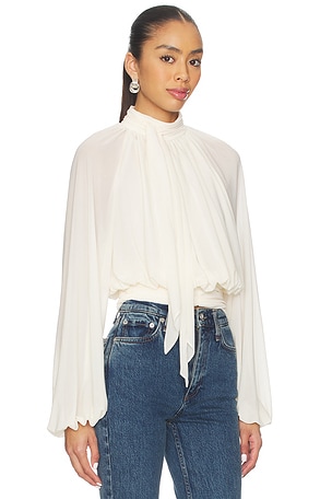 Ronny Kobo Anouk Blouse in Ivory
