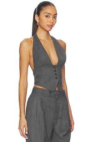 Ronny Kobo Alesis Vest in Grey