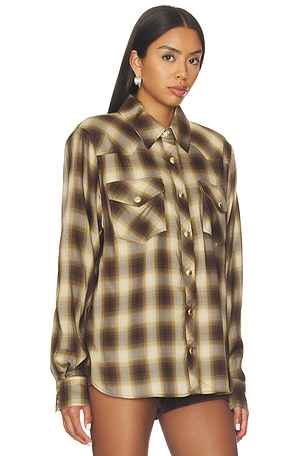 Ronny Kobo CHEMISE TATIE en Marron