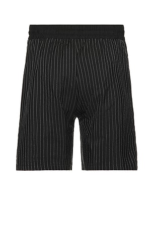 Renowned Crinkle Lovers Patch Short in Black