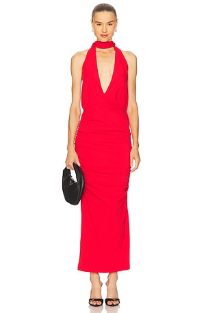 Plunge Maxi Dress Rowen Rose