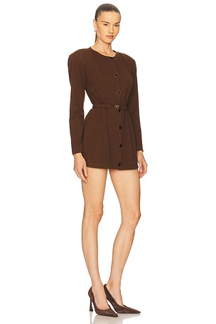 Rowen Rose Mini Cardigan in Brown