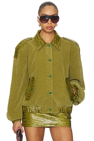 Crop Bomber Jacket Rowen Rose