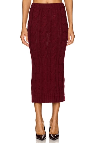 Long Knit Skirt Rowen Rose