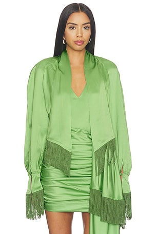 Long Sleeve Fringe Top Rowen Rose
