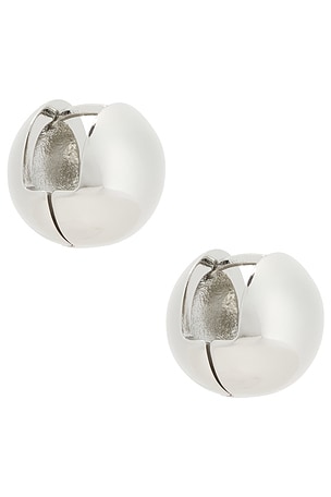 Roxanne Assoulin Baby Ball Earrings in Silver