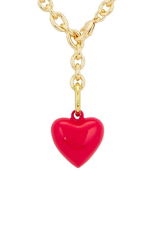 Roxanne Assoulin Mini Happy Heart Necklace in Metallic Gold