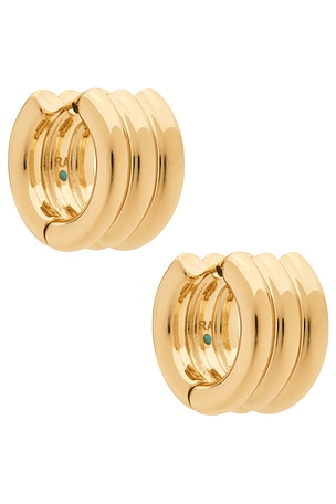 Triple Tube Huggie Earrings Roxanne Assoulin