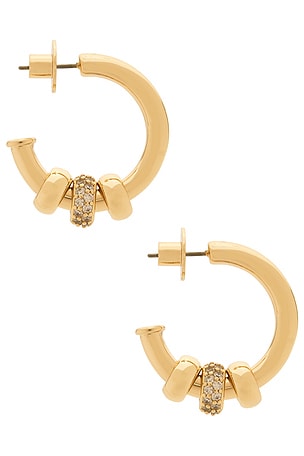 Roxanne Assoulin Slider Earrings in Metallic Gold