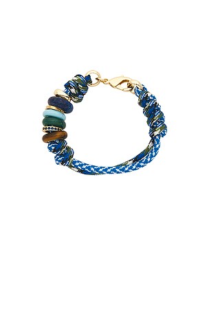 Roxanne Assoulin Mixed Cord Supersize Cord Bracelet in Blue