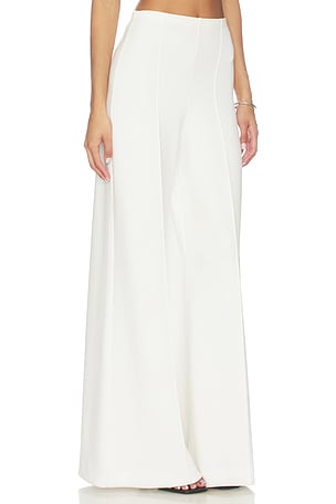 Ripley Rader Scuba Wide Leg Pant in White. Size L. Also